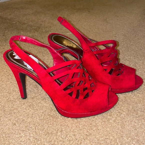 Impo Shoes Red High Heels Poshmark